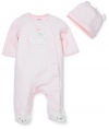 Little Me Bear Layette Pink, Newborn