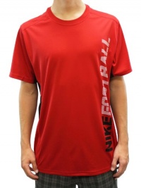 Nike Men's Dri-Fit Nike Football T-Shirt Red 424109-648