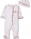 Little Me Mini Heart Layette Pink, 3 Months