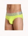 Calvin Klein Men's Steel Micro Hip Brief Underwear-Lime Green-Small