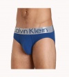 Calvin Klein Men's Steel Micro Hip Brief Underwear-Blue-Medium