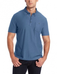 Perry Ellis Men's Short Sleeve Button Down Polo