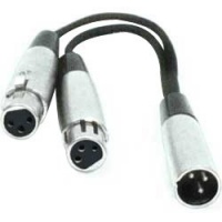 HOSA XLR M - TWO XLR F 6 - Inch