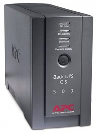 APC BACK-UPS CS BK500BLK 500VA/300W UPS System