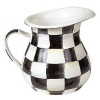 MacKenzie-Childs Enamelware Courtly Check Creamer