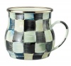 MacKenzie-Childs Courtly Check Enamel Mug 4.25 dia., 3.5 H (16 oz.)