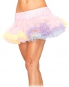 Leg Avenue Women's Mini Tulle Rainbow Trimmed Petticoat