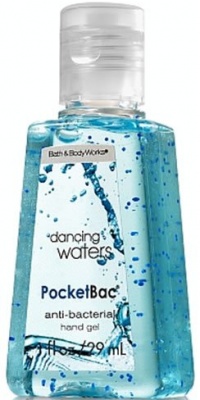 Bath & Body Works Dancing Waters PocketBac Deep Cleansing Anti-Bacterial Hand Gel 1 oz (29 ml)