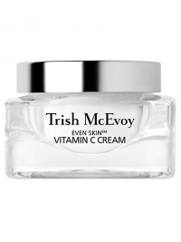 Named one of the 75 Best New Beauty Products in Town & Country magazine. Even Skin Vitamin C Cream. Formulated by Trish McEvoy and NYC dermatologist Dr. Ronald Sherman. Vitamin C is one of the best gifts you can give to your skin. A powerful antioxidant, it delivers a glowing complexion by making skin appear tighter, firmer and smoother. 