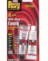 Permatex 84209 PermaPoxy 4 Minute Multi-Metal Epoxy, Two 1 oz. Tubes