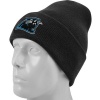 NFL End Zone Cuffed Knit Hat - K010Z, Carolina Panthers, One Size Fits All