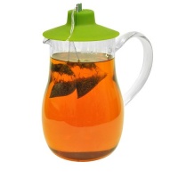 Primula Iced Tea Pitcher with Tea Bag Buddy, Green, 1L