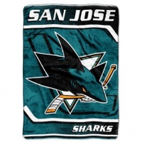 San Jose Sharks Oversize Plush Blanket