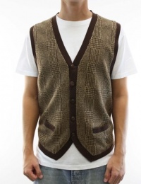 Polo Ralph Lauren Sleeveless V-Neck Sweater Vest Brown 1814409VST-FLTJAQRD-Large