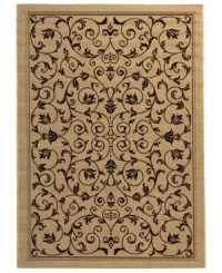 Indoors or out, this beautiful rug offers lasting elegance and durability. Safavieh's enhanced polypropylene fibers create a resilient construction that withstands the elements outside or the heavy foot traffic in your busy family room.