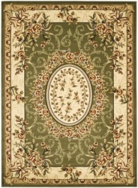 Safavieh Lyndhurst Collection LNH328B Sage and Ivory Area Rug, 4-Feet by 6-Feet