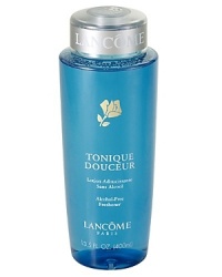 Soothing and cooling, this alcohol-free, pH balanced freshener gently tones and refines skin without depleting the natural oils of normal/combination skin. Formulated with skin-softening distilled flower water, this refreshing formula gives skin a cool, hydrating lift. Leaves skin perfectly clean, soft and supple. Dermatologist-Tested For Safety.