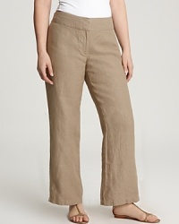 Let these Eileen Fisher linen pants become your go-to style for work or play. The fluid, wide-leg silhouette is flattering on everyone and looks chic with everything.