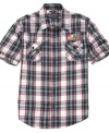 Look a little more rad in plaid with this weekend shirt from American Rag.