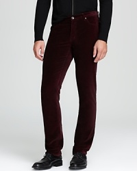 Add a velvet touch to your night of revelry with these colorful jeans, a dynamic and unexpected design from the always innovative John Varvatos USA LUXE.