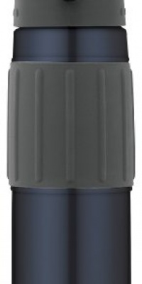 Thermos Vacuum Insulated 18-Ounce Stainless Steel Hydration Bottle, Midnight Blue