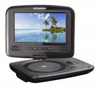 Sylvania 7-Inch Portable DVD Player, Swivel Screen, USB/SD Card Reader, with 4 Hour Rechargeable Battery and Car Bag