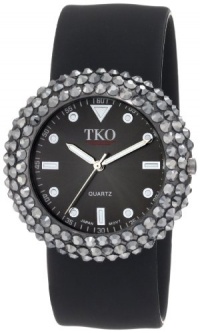 TKO ORLOGI Women's TK613BK Crystal Slap Black Watch