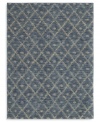 A subtle, hushed pattern of diamonds and dots against an exquisite indigo ground enhances any decor with soft-textured style. This statement-making rug from Karastan is woven from 100% premium worsted 2-ply wool for a soft hand and long-lasting wear.