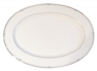 Royal Doulton Precious Platinum 14-1/4-Inch Platter