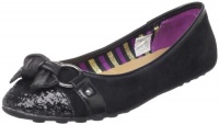 Sperry Top-Sider Womens Kendall,Black Suede-Glitter,7 B(M) US