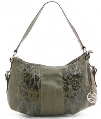 NWT Style&Co. Green Faux Snake Leather Steamy Top Zip Women's Handbag