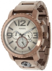 Fossil JR1302 Gage Plated Stainless Steel Brown Watch