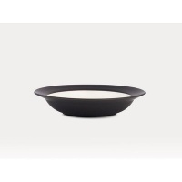 Noritake Colorwave Graphite Pasta/Rim Soup Bowl, 8-1/2-Inch