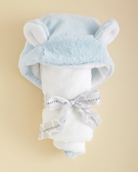 With droll Giraffe ears and fluffy lining, this adorable bath towel makes their first bathing experiences ones of absolutely luxury and comfort.