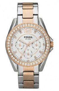 Fossil Riley Stainless Steel Watch Two-Tone