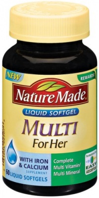 Nature Made Multi For Her, 60 Softgels (Pack of 3)