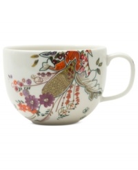 With a floral pattern that's truly fresh, Marcela's Floral Henna mug for Prima Design has an exotic quality about it with vibrant colors blooming in simple white porcelain.