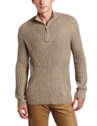 Calvin Klein Sportswear Men's Long Sleeve 1/4 Zip Mock Neck Sweater