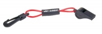 Kwik Tek W-2 Whistle With Lanyard (Red / Black)