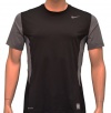 Nike Pro Men's Combat Hypercool Shirt - Black/gray-XL