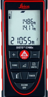 Leica Geosystems DISTO E7400x Laser Distance Meter, Red/Black