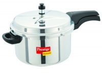 Prestige Deluxe Stainless Steel Pressure Cooker, 6.5 Liters