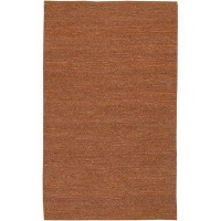 Orange Surya Continental 2'x3' Natural Fiber Rectangle Area Rug from RugPal.com