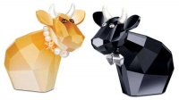 Swarovski Crystal Glamour Mos Cow Figurines