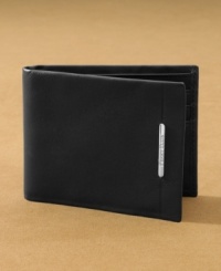 Get some slimmed-down accessory style with this wallet from Perry Ellis.