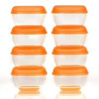 Vital Baby Press 'n' Pop Mini Freezer Pots, Orange, 1 Ounce, 8 Pack