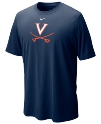 Keep team spirit rolling with this Virginia Cavaliers NCAA t-shirt from Nike.