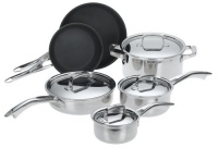 J.A. Henckels International 10 piece Classic Clad Non Stick Cookware Set