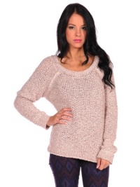 Free People Womens Sahara Star Pullover - Lavender Ice Combo - Small