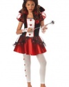 California Costumes Tween Queen Of Hearts Costume,Red/Black/White,X-Large